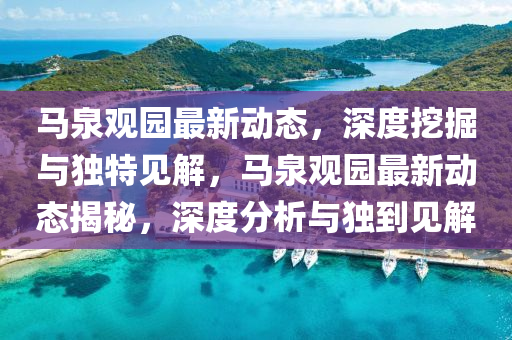 马泉观园最新动态,深度挖掘与独特见解,马泉观园最新动态揭秘,深度分析与独到见解中山市多米克自动化设备有限公司