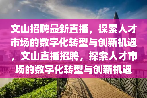 文山招聘最新中山市多米克自动化设备有限公司直播,探索人才市场的数字化转型与创新机遇,文山直播招聘,探索人才市场的数字化转型与创新机遇