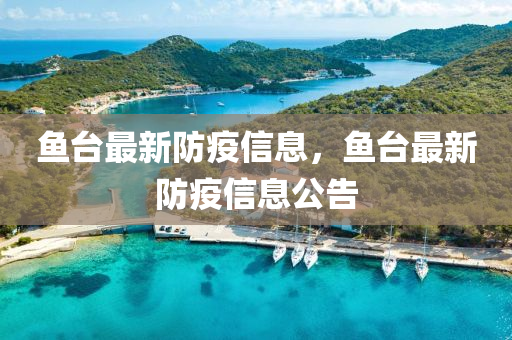 鱼台最新防疫信息,鱼台最新防疫信息公告中山市多米克自动化设备有限公司